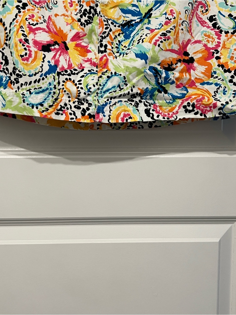 Christopher & Banks White Multicolor Floral Paisley Petite Skort - Picture 14 of 14